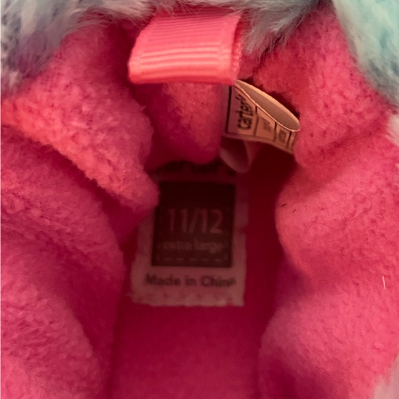 Carter’s Rainbow Unicorn Slippers, Size XL (11-12) - Picture 4 of 5